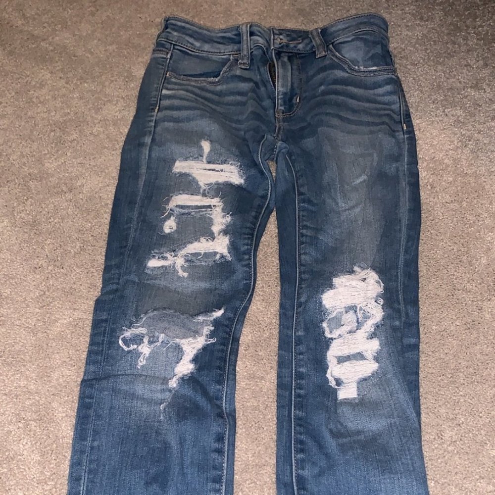 American Eagle Next Level Stretch Mid Rise Jeans